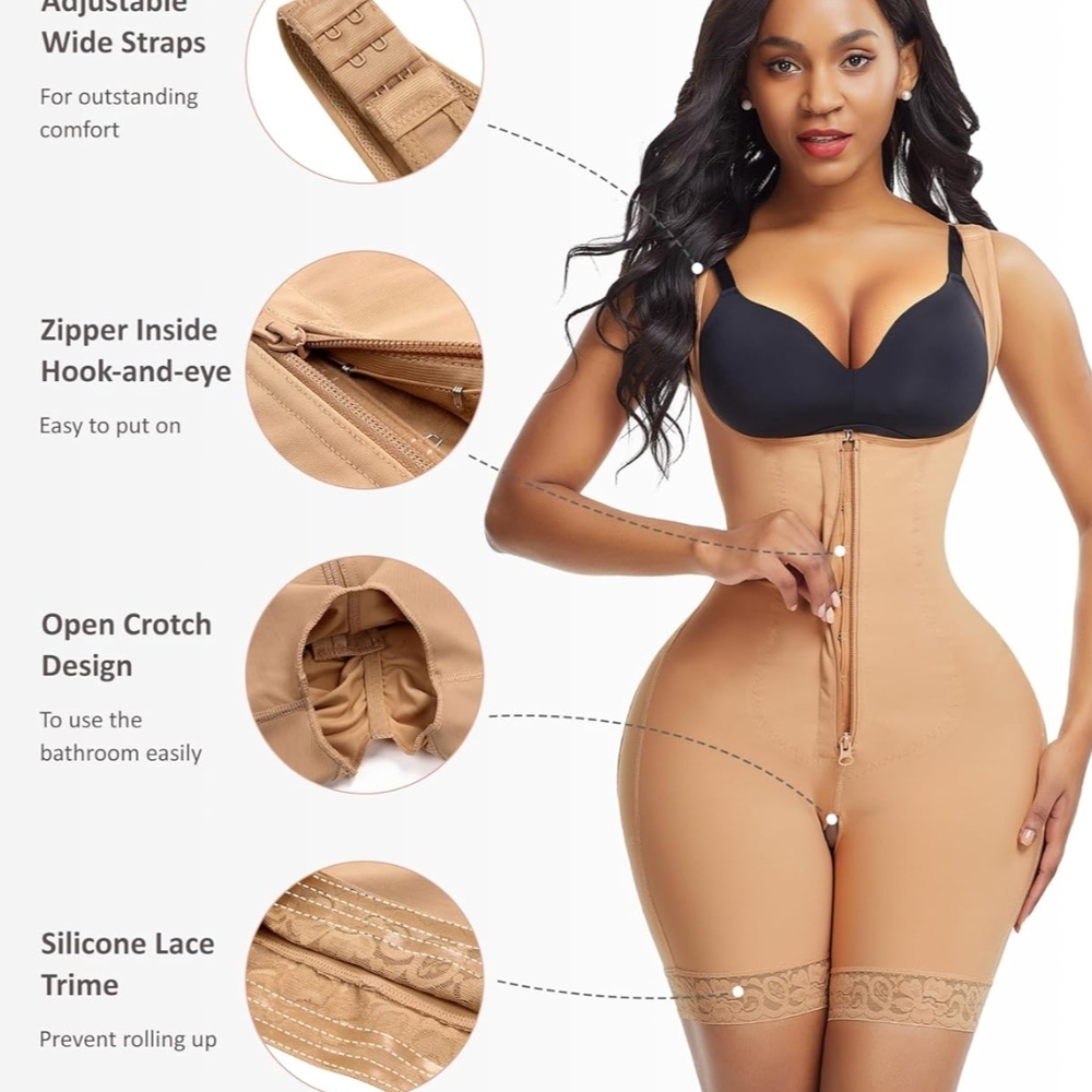 Women's Tan Shapewear Bodysuit